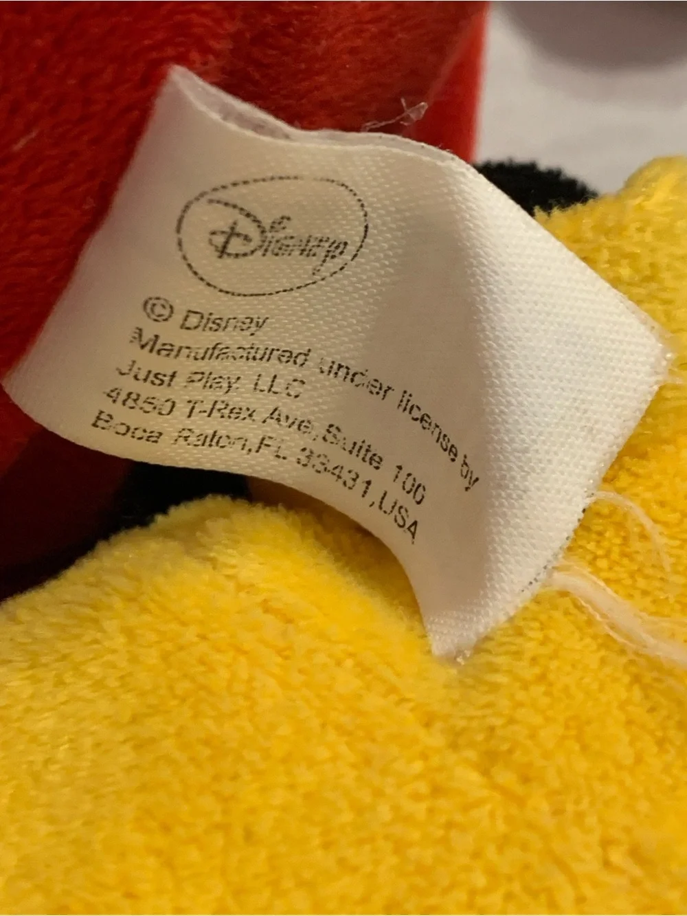 Vintage Mickey Mouse Large 24 inch Plush